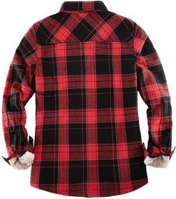 img 3 attached to 🧥 ThCreasa Womens Flannel Pockets Jackets: Comfortable Coats for Women's Clothing and Outerwear