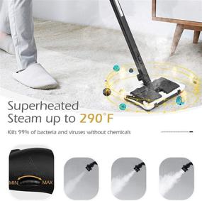 img 3 attached to 🧼 ARLIME Steam Cleaner: Efficient Carpet & Upholstery Deep Cleaning with 19 Accessories, Portable Multipurpose Household Steamer