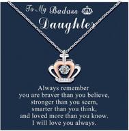 sincere daughter necklace birthday christmas logo