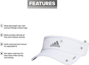 img 3 attached to 🧢 Enhance Your Performance with adidas Women's Superlite Performance Visor