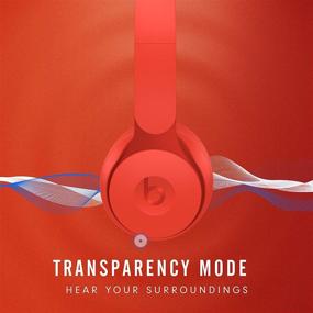 img 1 attached to Beats Solo Pro Wireless Noise Cancelling On-Ear Headphones - Red (Renewed)