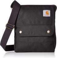 👜 stylish and durable carhartt legacy women’s cross body carry all in black: enhance your on-the-go organization logo
