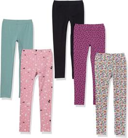 img 4 attached to Amazon Essentials Girls' Leggings: Comfy and Versatile Wardrobe Staple