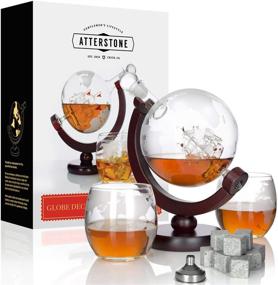 img 2 attached to Atterstone Whiskey Decanter Glasses Stainless