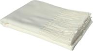 🧣 premium white 100% cashmere scarf: the perfect men's accessory for classy scarves logo