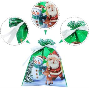 img 1 attached to Drawstring Christmas Wrapping Patterns Families