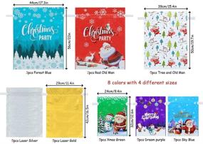 img 2 attached to Drawstring Christmas Wrapping Patterns Families