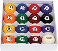 🎱 cuetec 2-1/4" deluxe billiard/pool balls - full 16 ball set in regulation size логотип