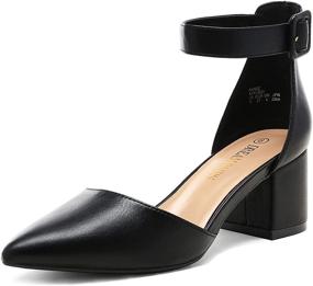 img 4 attached to 👠 DREAM PAIRS Womens Annee Black Pumps - Women's Shoes for Stylish Comfort