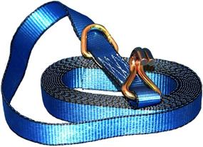 img 2 attached to 🏔️ Everest Premium Ratchet Tie Down - 1 PK - 1 IN x 16 FT - Heavy Duty Cargo Straps for Moving Appliances, Lawn Equipment and Motorcycles