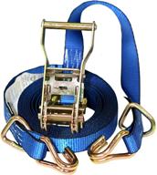 🏔️ everest premium ratchet tie down - 1 pk - 1 in x 16 ft - heavy duty cargo straps for moving appliances, lawn equipment and motorcycles logo