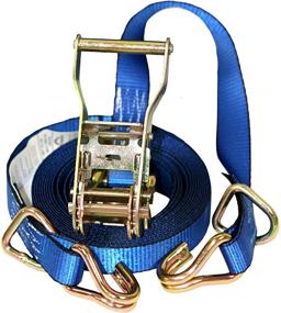 img 4 attached to 🏔️ Everest Premium Ratchet Tie Down - 1 PK - 1 IN x 16 FT - Heavy Duty Cargo Straps for Moving Appliances, Lawn Equipment and Motorcycles