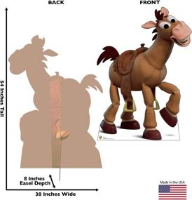 img 3 attached to 🎯 Disney Pixar Toy Story 4 Bullseye Cardboard Cutout - Life Size Standup | Perfect Gift for Fans!