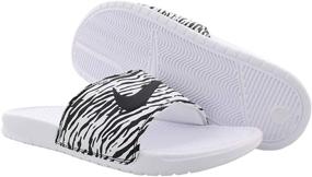 img 3 attached to 👟 Stylish Nike Benassi JDI Print Slide Women's Shoes: Comfy and Fashionable Footwear