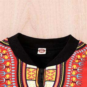 img 1 attached to 👕 African Dashiki Jacket: Stylish Boys' Clothing for Authentic Cultural Appeal