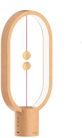 img 4 attached to 🪔 Heng Balance Lamp - Improved for SEO: Lámpara de Equilibrio con Cargar por USB, Touch Dimmer, Iluminación Nocturna, Magnética, Lámparas Colgantes, Lámpara de Mesa LED Recargable para Dormitorio, Hogar y Oficina (Madera)