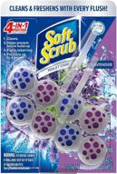 🚽 soft scrub 4-in-1 rim hanger toilet bowl cleaner: lavender freshness, convenient pack of 2 logo