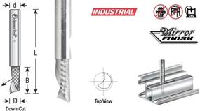 img 3 attached to 🪚 Precision Aluminum Cutting Solution: Amana Tool's Down Cut End Mill