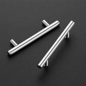 img 3 attached to 🚪 Ravinte 30 Pack 5'' Brushed Nickel Stainless Steel Cabinet Pulls - Stylish Kitchen Drawer Handles with 3'' Hole Center