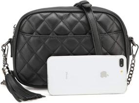 img 2 attached to 👜 Stylish Quilted Crossbody Medium Handbags & Wallets: Lightweight Shoulder Women's Fashion in Crossbody Bags