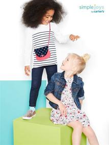 img 1 attached to 👚 Carters Toddler Girls' Long Sleeve Clothing: Simplified Joys for Tops, Tees, and Blouses