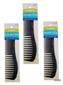 img 3 attached to 💇 Conair Styling Essentials Wide-Tooth Lift Comb 1 ea (Pack of 3) - Optimal Hair Styling & Volume Boosting Tools