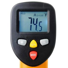 img 2 attached to Industrial Infrared Thermometer for Non-Human Use - Laser IR, Non-Contact Temperature Gun for Extreme Ranges (-58℉ to 1202℉)