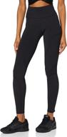 aurique womens thermal running black sports & fitness логотип