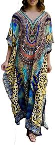 img 3 attached to 👗 Bsubseach Leopard Bathing Loungewear Dresses: Stylish Women's Clothing and Swimsuits with Cover Ups