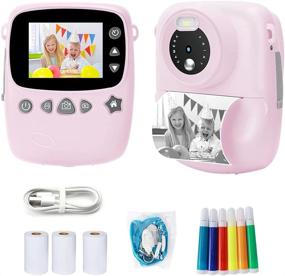 img 4 attached to 📸 Fun and Portable Instant Print Camera for Kids - High-Quality Video and Creative Printing - Perfect Gifts for Boys and Girls (Ages 3-12)