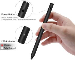 img 1 attached to 🖊️ RICHKC2019 Active Stylus Pen - Ideal for Capacitive Touch Screen Devices, Enhanced Compatibility with iOS & Android Tablets