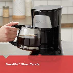 img 1 attached to ☕️ BLACK+DECKER CM0555B: Duralife Glass Carafe 5-Cup Coffeemaker in Black