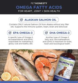 img 2 attached to Природное лососевое масло PetHonesty для собак: жидкий препарат Omega-3 для здоровых суставов, мозга и сердца.