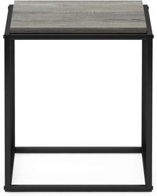 img 2 attached to FURINNO Moretti Modern Stackable 📚 Shelf in Stylish French Oak Grey Finish