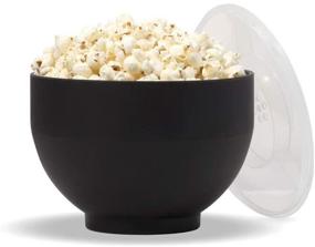 img 3 attached to 🍿 W&amp;P Microwave Silicone Popcorn Popper Maker: Collapsible Bowl with Measuring Cup, BPA Free - Eco-Friendly and Waste-Free Popcorn Making, Up to 9.3 Cups Popped