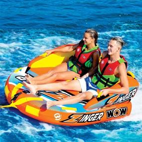 img 1 attached to 🌊 Experience the Thrill with Wow Watersports Zinger Towable: Get Ready for the Ride of Your Life!