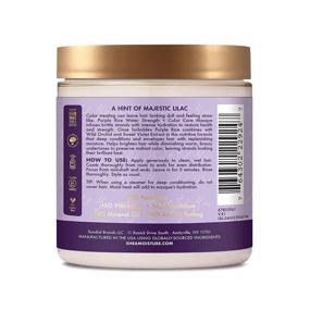 img 3 attached to 💜 SheaMoisture Purple Rice Water Strength and Color Care Masque: Replenish, Preserve, and Repair Damaged Hair (8 oz)