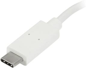 img 3 attached to Суперскоростной 5Gbps USB C хаб - 4 портовый адаптер с 1x USB-C и 3X USB-A портами - питание от USB - портативный/для ноутбука - USB 3.0 хаб - USB 3.1 Gen 1/USB 3.2 Gen 1 Тип-С хаб - Белый (HB30C3A1CFBW)