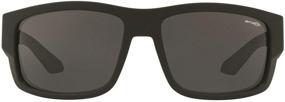 img 4 attached to ARNETTE Grifter Rectangular Sunglasses for Men - An4221