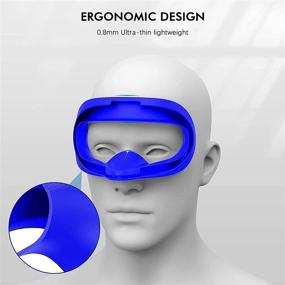 img 1 attached to VR Silicone Face Cover For Oculus Quest 2 Face Protect Skin Sweatproof Lightproof Anti-Leakage