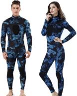 🤿 myledi unisex 3mm scuba diving wetsuit - one piece camo full body suit for men, ideal for spearfishing logo