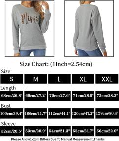 img 3 attached to EGELEXY Leopard Sweatshirt Letter Grandma Outdoor Recreation in Climbing