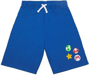 img 1 attached to 👕 Boys Super Mario & Luigi Lightweight Costume Short Sleeve Hoodie T-Shirt & Shorts Set featuring Nintendo Characters