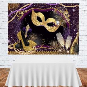 img 2 attached to Masquerade Luxurious Photography Background Decorations