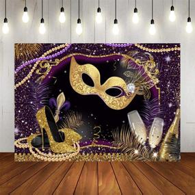img 4 attached to Masquerade Luxurious Photography Background Decorations