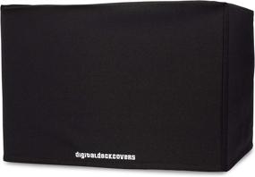 img 1 attached to 🖨️ Premium Anti-Static Printer Dust Cover for HP OfficeJet Pro 8600 / Plus - Water Resistant, Dust-Proof, Heavy Duty Fabric - Black