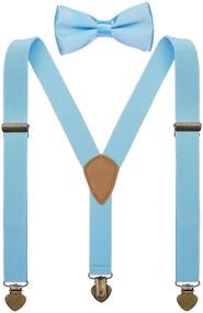img 4 attached to YJDS Little Suspenders 👦 Vintage Clip-On Boys' Accessories in Suspenders