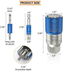 img 1 attached to Универсальный отец Мультифункциональный 9 мм 21 мм Ремесленник