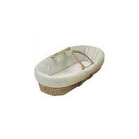 img 1 attached to Bedding Heavenly Moses Basket Ivory