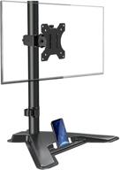 🖥️ mountup mu1001 single monitor desk mount - freestanding vesa mount lcd computer monitor stand for 32 inch screens logo